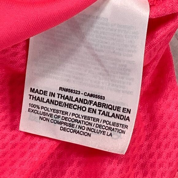 Nike City Core Dry Metallic Big Logo Tank M Pink Athletic Workout Gym Running - Picture 14 of 14